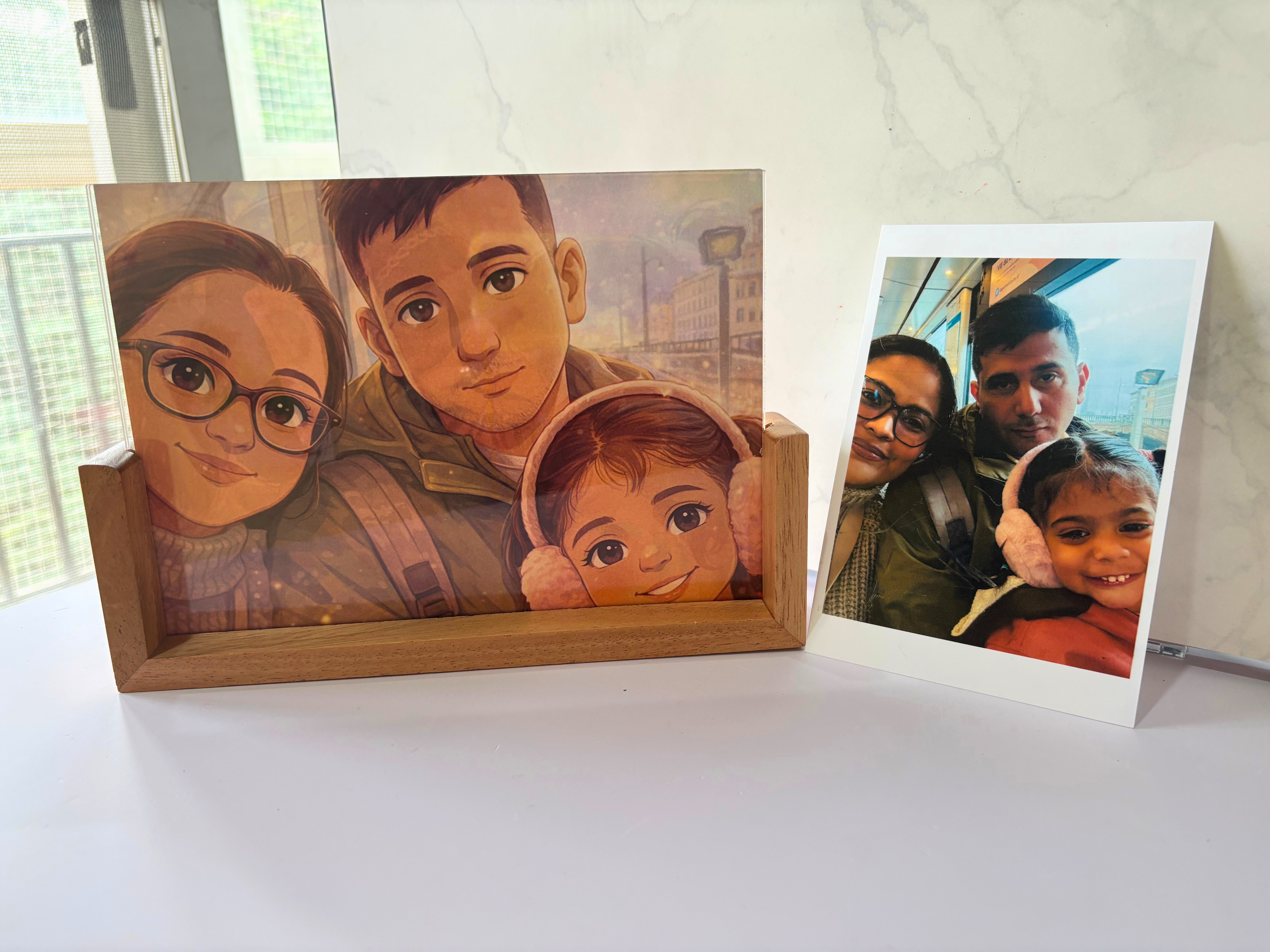 Wooden Portrait